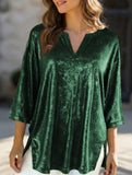 Sparkling Christmas Long-Sleeved Top