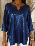 Sparkling Christmas Long-Sleeved Top
