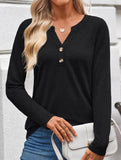 Women's Long-Sleeved V-Neck Casual/Business Top_CWTBLL02048