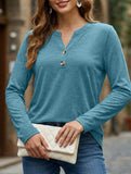 Women's Long-Sleeved V-Neck Casual/Business Top_CWTBLL02048