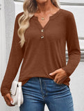 Women's Long-Sleeved V-Neck Casual/Business Top_CWTBLL02048