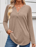 Women's Long-Sleeved V-Neck Casual/Business Top_CWTBLL02048