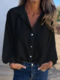 Versatile collared button-down shirt for women_CWTBLL02100