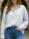 Versatile collared button-down shirt for women_CWTBLL02100