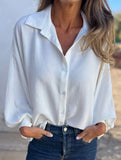 Versatile collared button-down shirt for women_CWTBLL02100