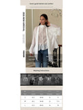Sexy Tencel Ruffle Sleeve Mid-Length Blouse for Women_CWTBLL02235