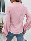 Elegant Striped Office Shirt for Women_CWTBLL02237