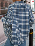 Loose Plaid Lightweight Shirt Jacket_CWTBLL02241