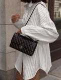 Loose Fit Long Sleeve Relaxed Style Shirt_CWTBLL02368