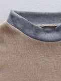 LONG-SLEEVED CREW NECK CASUAL LOOSE KNIT