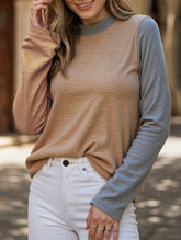 LONG-SLEEVED CREW NECK CASUAL LOOSE KNIT