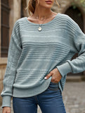 SOLID COLOR CREW NECK PATCHWORK PULLOVER TOP
