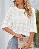 HOLLOW SUN PROTECTION KNITTED SWEATER COVER
