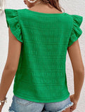 Spring Style Square Neck short sleeves T-shirts