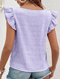 Spring Style Square Neck short sleeves T-shirts