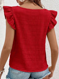 Spring Style Square Neck short sleeves T-shirts