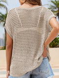 Hand-Crossed Knitted Sweater Loose Casual Women's Top