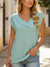 DESIGN SENSE DIAGONAL COLLAR FASHION CASUAL SHIRT