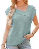 DESIGN SENSE DIAGONAL COLLAR FASHION CASUAL SHIRT