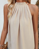 Solid Sleeveless Blouse ??Minimalist Chic for Everyday Style