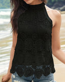 LACE TEXTURE JACQUARD BLOUSE_CWTBLSL0201