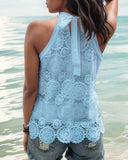 LACE TEXTURE JACQUARD BLOUSE_CWTBLSL0201