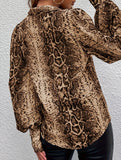 Retro leopard print chiffon blouse_CWTDSL00052