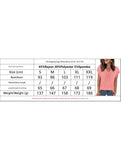 Solid color V-neck loose short-sleeved top for women