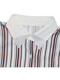 Plaid-collar shirt