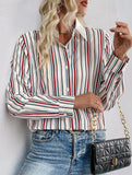 Plaid-collar shirt