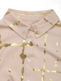 Burnished printed shirt