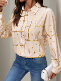 Burnished printed shirt