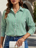 Women's striped casual shirt with pockets_CWTSTL01211