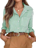 Women's striped casual shirt with pockets_CWTSTL01211