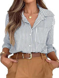 Women's striped casual shirt with pockets_CWTSTL01211