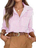 Women's striped casual shirt with pockets_CWTSTL01211