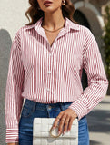 Women's striped casual shirt with pockets_CWTSTL01211