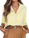 Women's striped casual shirt with pockets_CWTSTL01211