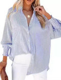 Striped Loose Casual Cover-up Beachwear_CWTSTL01212