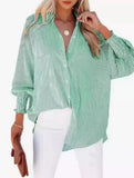 Striped Loose Casual Cover-up Beachwear_CWTSTL01212