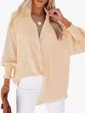 Striped Loose Casual Cover-up Beachwear_CWTSTL01212