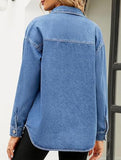 Women's Washed Loose Long-Sleeve Denim Shirt_CWTSTL01213