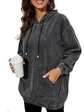 Women's denim retro hooded pullover sweatshirt_CWTSTL01214