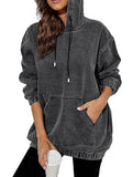 Women's denim retro hooded pullover sweatshirt_CWTSTL01214