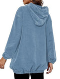 Women's denim retro hooded pullover sweatshirt_CWTSTL01214