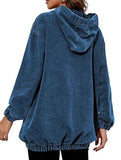 Women's denim retro hooded pullover sweatshirt_CWTSTL01214