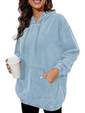 Women's denim retro hooded pullover sweatshirt_CWTSTL01214
