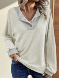 Color-blocked casual loose knit top for women_CWTSTL01256