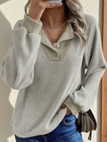 Color-blocked casual loose knit top for women_CWTSTL01256