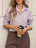 Women's striped loose casual long-sleeved shirt_CWTSTL01258